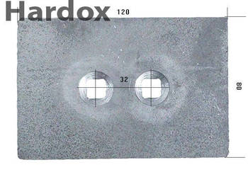 Ostrze 2 HARDOX reeke-s-3 części do separatora kamieni