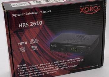 Xoro HRS 2610 tuner DVB-S/S2