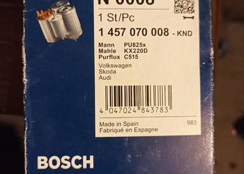 Filtr paliwa Bosch 1457070008 Audi Seat Skoda VW 1.6 1.9 Tdi
