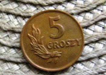 Polska 5 Groszy 1949r