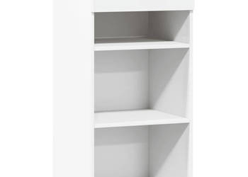 Szafka biała 45x425x93 cm materiał drewnopochodny WM-846320