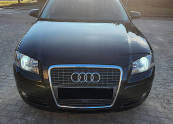 Audi A3 8P 1.8 Benzyna 160KM 2007 Klimatronik, Xenon, Serwis, Oryginał