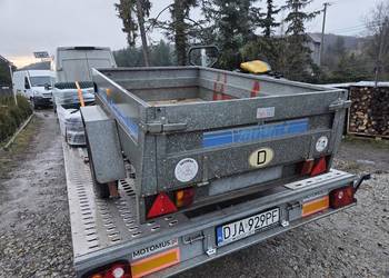 Przyczepka samochodowa 600kg ocynk z Niemiec