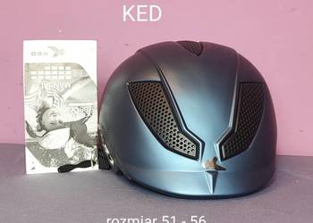 Nowy z metką Kask KED Pina granatowy matowy M (51-56cm) jazda konna, rower