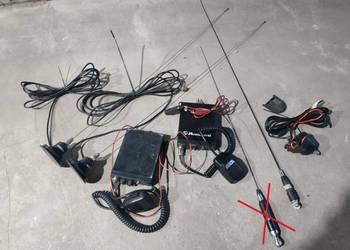 Cb radio + anteny alan midland lemn hustler