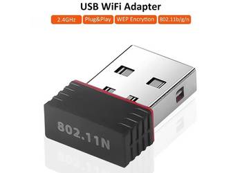 USB WiFi Adapter RTL8188 150Mbps, karta sieciowa Adapter WiFi b,g,n 2,4GHz,