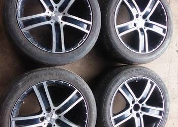 Alufelgi 5x120 245/45r18 bmw czarno srebrne
