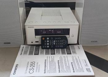 Mini wieża Onkyo Cs-255 + pilot i instrukcja obsługi