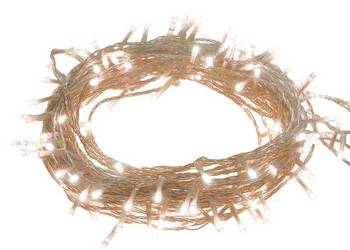 vidaXL Sznur lampek LED, 400 diod w kolorze ciepłej bieli, 40 m（SKU:343230）