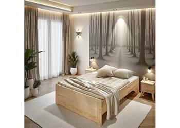 Łóżko ASTI wysokie siedzisko + 60 cm podnoszone od boku