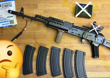 ASG E&L AK74 MN tuning 450fps 1.9J 80m zasiegu