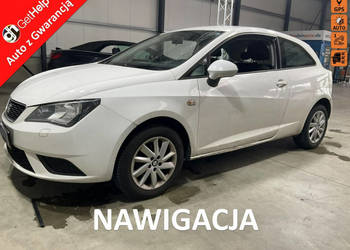 Seat Ibiza Benzyna, klimatronik, skórzana kierownica, isofix, import IV (2…