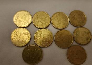 Sprzedam takie monety euro i eurocenty,