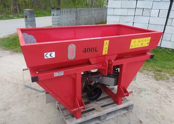 Rozsiewacz do nawozu 2-talerzowy GRASS-ROL 400L jak NOWY z hydrauliką