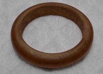 Drewniane kółko karnisza, brązowe, karnisz 40mm, 1szt.