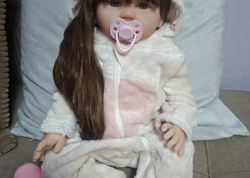 Lalka Reborn Nowa długie włosy