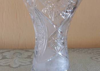 Wazon kryształowy duży kryształ ozdobny vintage 25cm