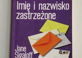 Imię i nazwisko zastrzeżone - Jane Sigaloff