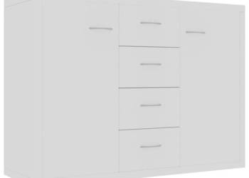 Szafka biała 88x30x65 cm materiał drewnopochodny WM-800684