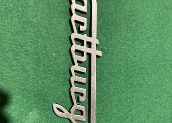 Emblemat Wartburg aluminiowy