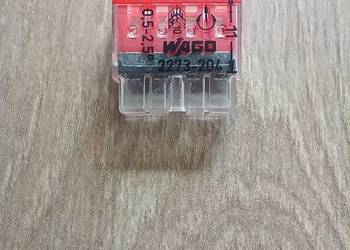 Wago 4 szybkozłączka instalacyjna na drut 4 żyły x 2,5mm zestaw 20 sztuk