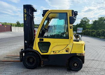 wózek widłowy HYSTER H2.5FT diesel Yanmar Triplex 5.50m kabina 9600mtg