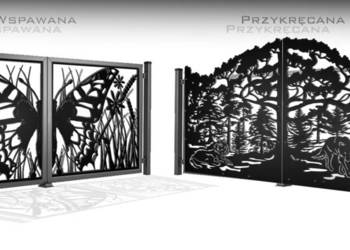 Ogrodzenia, płoty, bramy i balustrady, nowe na wymiar