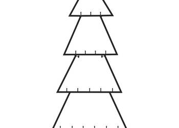 vidaXL Metalowa choinka świąteczna, do dekoracji, czarna（SKU:359592）