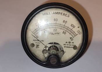 EILIOTT VINTAGE  MILIAMPEROMIERZ PRODUKCJA  ENGLAND