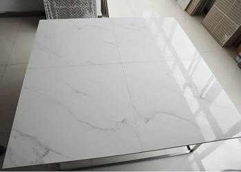 GRES CARRARA WHITE 60X60 MARMUR WYSOKI POŁYSK g.II
