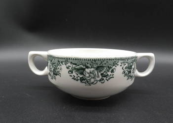 Bulionówka Villeroy & Boch z serii Balmoral w kolorze zielonym.