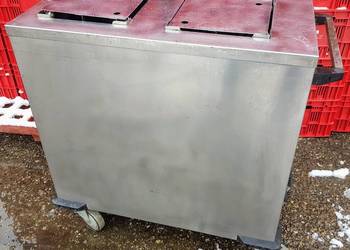 Wózek do podgrzewania talerzy na dwa stosy 1800W
