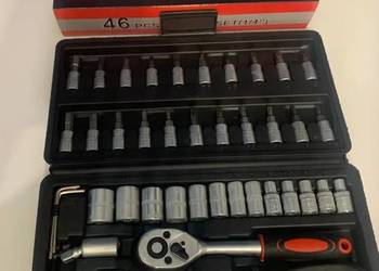 Zestaw kluczy nasadowych 46 elementów