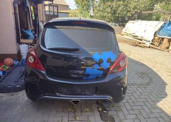 Zderzak tył opel corsa d opc z20r pęknięty