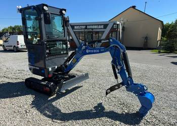NOWA Minikoparka RIPPA R10 ECO 1000kg mega wyposażenie Kabina Leasing !