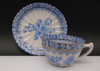 Piękna filiżanka do mokki espresso china blau porcelana Roslau Bawaria