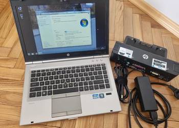 Laptop HP elitebook 8460p+stacją dokująca!!