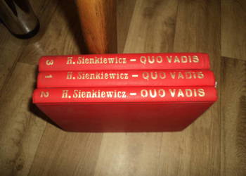H. Sienkiewicz Quo Vadis 1-3 komplet 1949r.