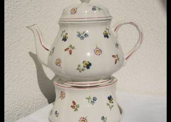 VILLEROY & BOCH * Petite Fleur * Dzbanek z podgrzewaczem do herbaty / kawy