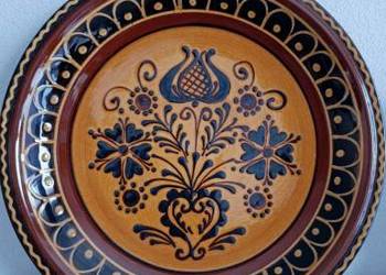 Duży talerz kamionka vintage