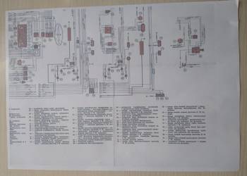 Schemat Instalacji Elektrycznej samochodu Polski FIAT 125p
