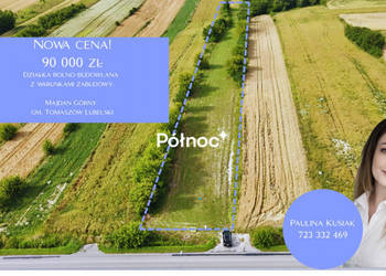 Działka 55 arów z WZ-Majdan Górny