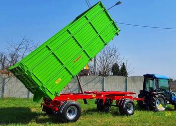 Przyczepa rolnicza 4,5t 6t 8t 10t Przyczepa dwuosiowa wywrotka WODZIŃSKI