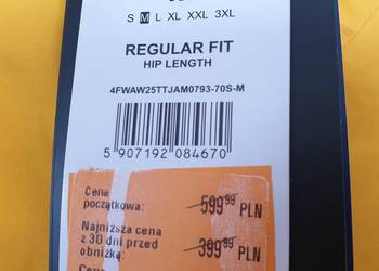 Kurtka narciarska membrana 8000 męska - żółta roz. M Nowa