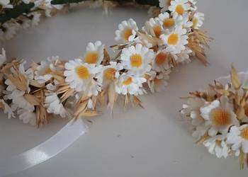 Wianek komunijne stokrotki