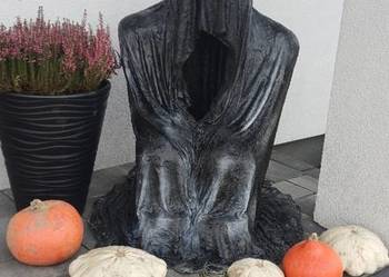 Halloween, śmierć, rękodzieło, zjawa, ozdoba, upiór,  oświetlenie led.