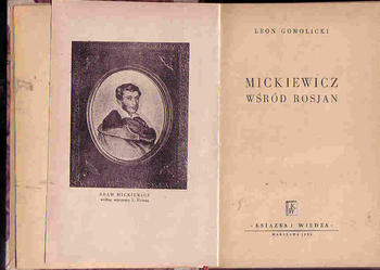 (4096) MICKIEWICZ WŚRÓD ROSJAN – LEON GOMOLICKI