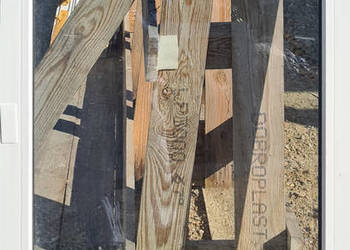 OKNA KacprzaK Witryna 62X115 FIX Używany PCV Plastikowy