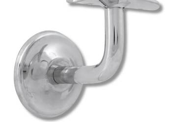 Wspornik Poręczy Chrom Uchwyt do Mocowania Balustrada Schodowa Okrągła