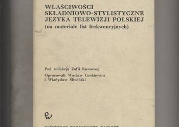 Właściwości składniowo - stylistyczne języka telewizji po
